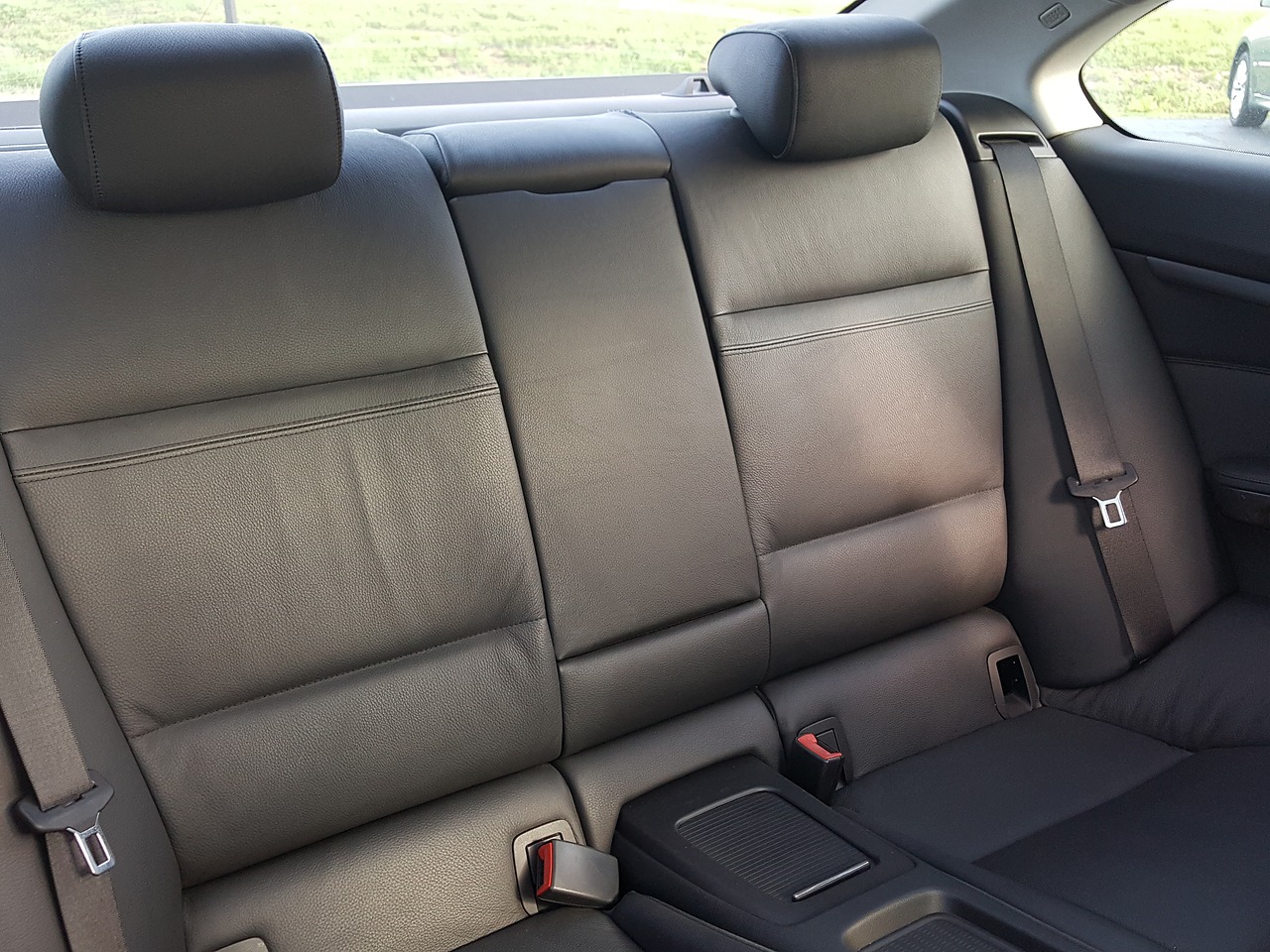Plastic car seats and seat belts