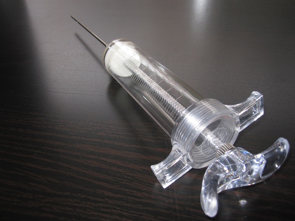 plastic syringe